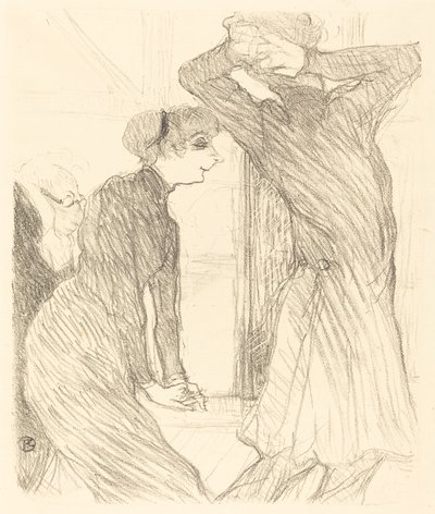 Lugne Poe en Baldy in Au-dessus des forces humaines door Henri de Toulouse Lautrec