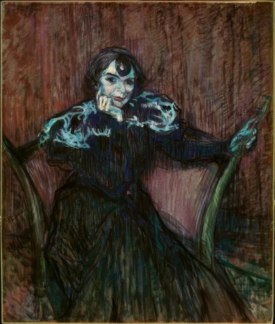Madame Berthe Bady door Henri de Toulouse Lautrec