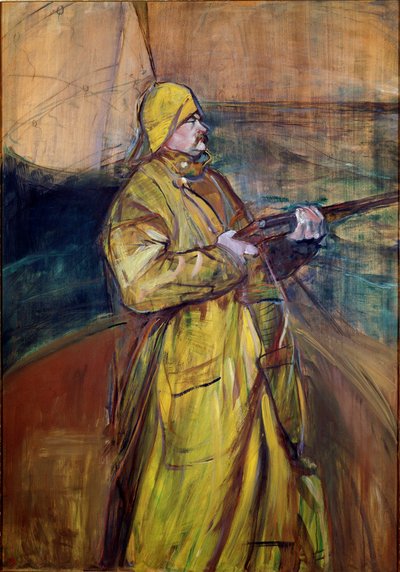 Maurice Joyant in de Baai van Somme door Henri de Toulouse Lautrec