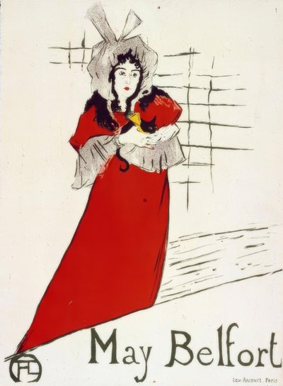 May Belfort door Henri de Toulouse Lautrec