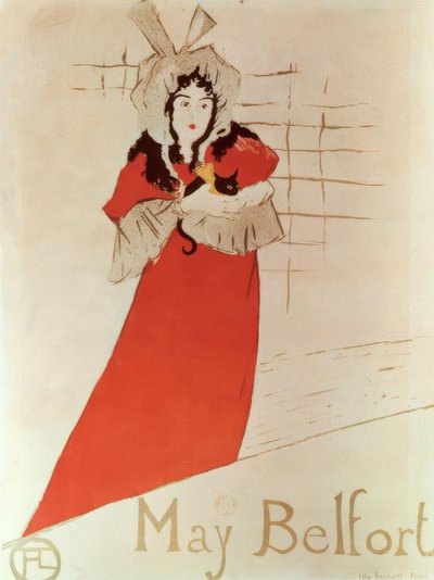 May Belfort door Henri de Toulouse Lautrec