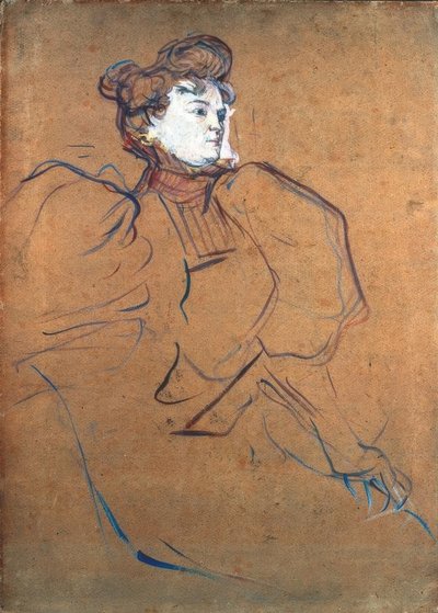 Misia Natanson door Henri de Toulouse Lautrec