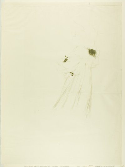 Miss May Belfort (grote plaat) door Henri de Toulouse Lautrec
