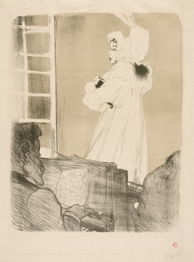 Miss May Belfort, 1895 door Henri de Toulouse Lautrec