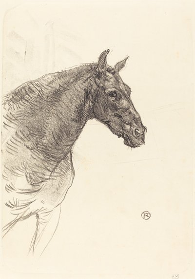 Oud Paard door Henri de Toulouse Lautrec