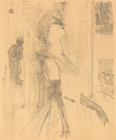 Op het Podium, 1898 door Henri de Toulouse Lautrec