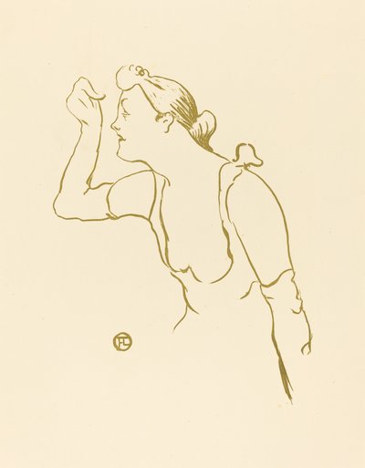 Paula Brébion door Henri de Toulouse Lautrec