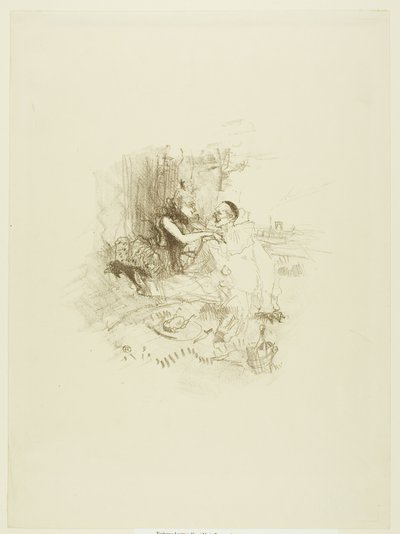 Picknick door Henri de Toulouse Lautrec