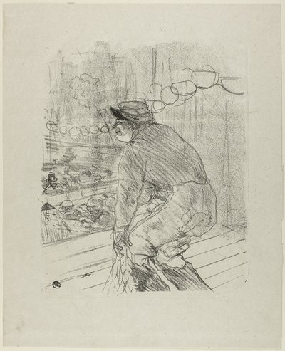 Polin, uit Treize Lithographies door Henri de Toulouse Lautrec