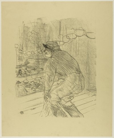 Polin, uit Dertien Lithografieën door Henri de Toulouse Lautrec