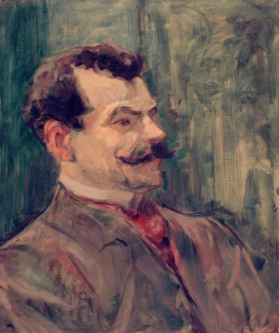 Portret André Rivoire door Henri de Toulouse Lautrec