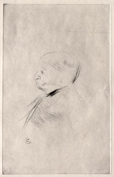 Portret van M. X. door Henri de Toulouse Lautrec