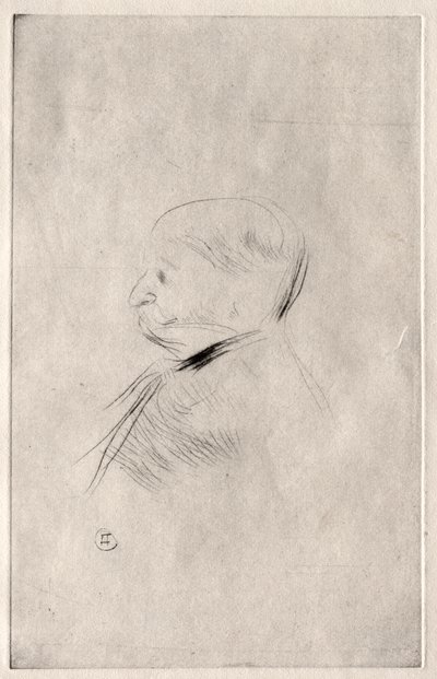 Portret van M. X., 1898 door Henri de Toulouse Lautrec