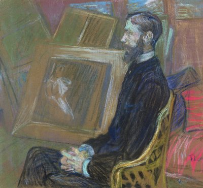 Portret van M. Georges Henri Manuel, 1891 door Henri de Toulouse Lautrec