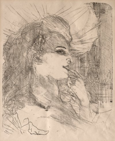 Portretten van acteurs en actrices: Dertien lithografieën: Anna Held, 1898 door Henri de Toulouse Lautrec