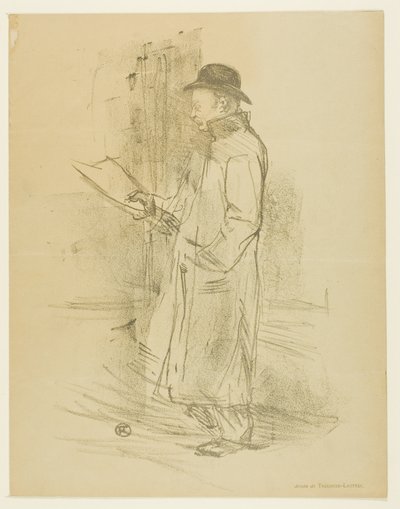 Programma voor het Gémier-benefiet door Henri de Toulouse Lautrec