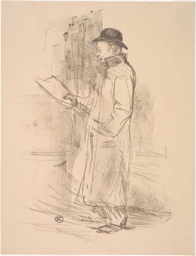 Programma van de Bénéfice Gémier door Henri de Toulouse Lautrec