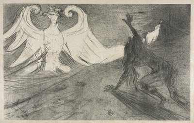 Project voor Frontispice voor: Aan de voet van de Sinaï door Henri de Toulouse Lautrec
