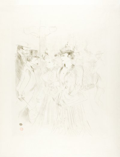 Promenade door Henri de Toulouse Lautrec