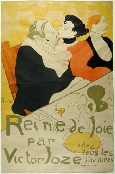 Koningin van vreugde door Henri de Toulouse Lautrec