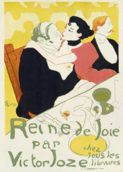 Koningin van vreugde door Henri de Toulouse Lautrec