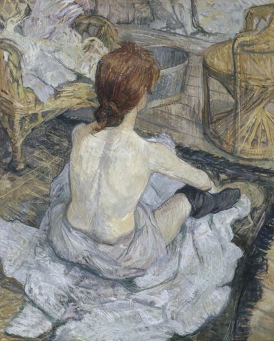 Rousse La Toilette door Henri de Toulouse Lautrec