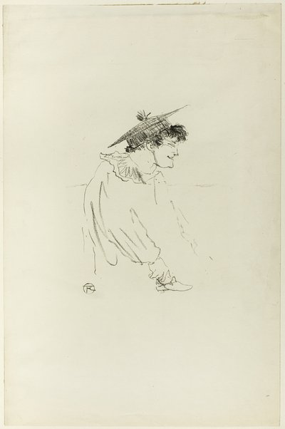 Klein Engels meisje (Miss Dolly) door Henri de Toulouse Lautrec