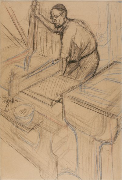 Studie door Henri de Toulouse Lautrec