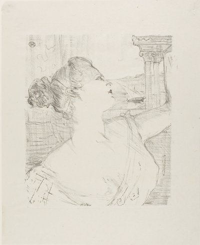 Sybil Sanderson, van Treize Lithografieën door Henri de Toulouse Lautrec