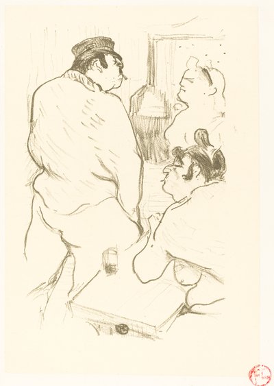 De Terreur van Grenelle door Henri de Toulouse Lautrec