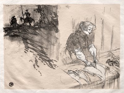 De korte vreugden: Omslag door Henri de Toulouse Lautrec