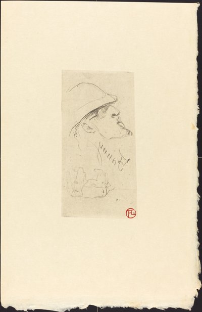 De ontdekkingsreiziger Vicomte de Brettes door Henri de Toulouse Lautrec