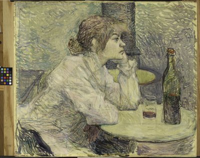 De kater (Suzanne Valadon) 1887-89 door Henri de Toulouse Lautrec