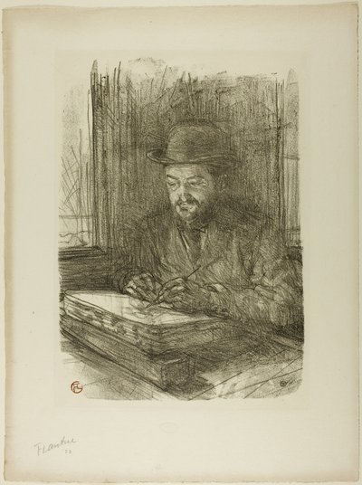 De Meestergraveur, Adolphe Albert door Henri de Toulouse Lautrec
