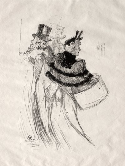 De oude heren, 1894 door Henri de Toulouse Lautrec