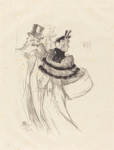 De oude heren Les vieux messieurs, 1894 door Henri de Toulouse Lautrec