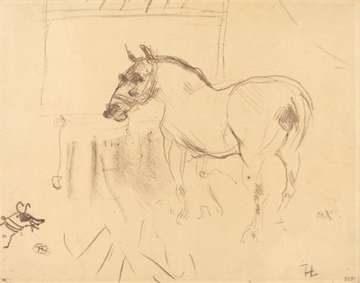 De kleine pony van Calmèse door Henri de Toulouse Lautrec