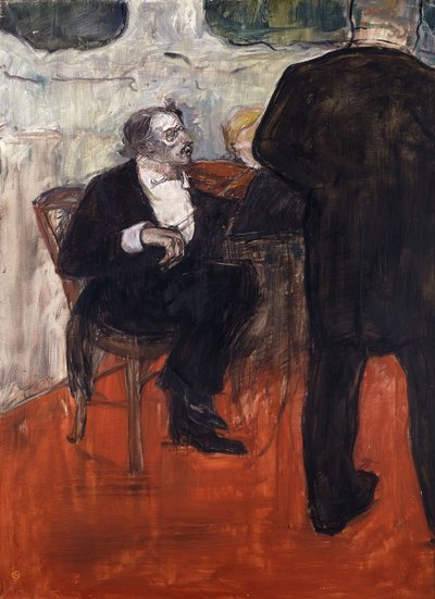 De violist Dancla door Henri de Toulouse Lautrec