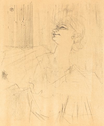 Naar Menilmontant van Bruant door Henri de Toulouse Lautrec