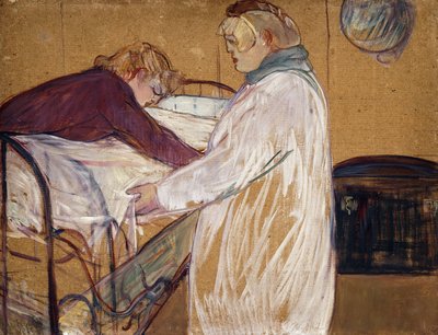 Twee Vrouwen die hun Bed Opmaken door Henri de Toulouse Lautrec