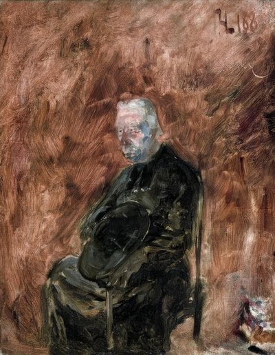 Een geestelijke door Henri de Toulouse Lautrec
