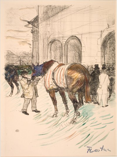 De Renbaan door Henri de Toulouse Lautrec