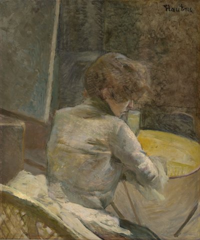 Wachten door Henri de Toulouse Lautrec