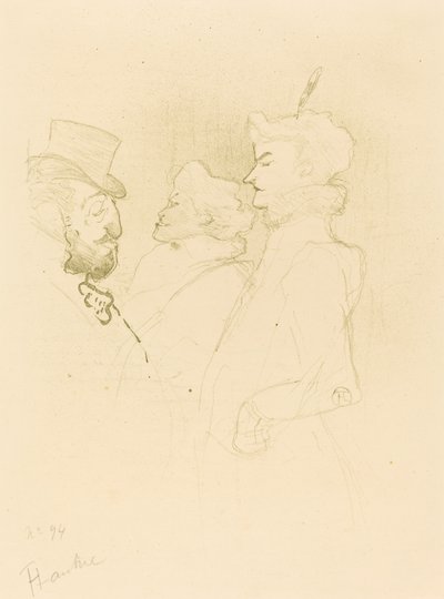 Waarom niet?...Een keer is geen gewoonte door Henri de Toulouse Lautrec