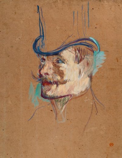 William Warrener in de Moulin Rouge door Henri de Toulouse Lautrec
