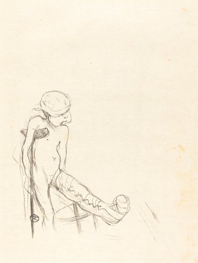 Gewonde Eros door Henri de Toulouse Lautrec