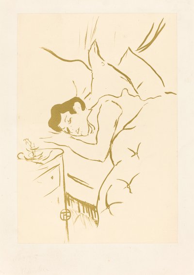 Je mond (Ta bouche) door Henri de Toulouse Lautrec
