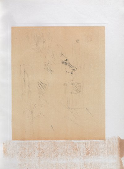 Yvette Guilbert-Engelse serie: Soularde, 1898 door Henri de Toulouse Lautrec