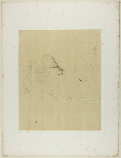 Yvette Guilbert—Pessima, uit Yvette Guilbert door Henri de Toulouse Lautrec