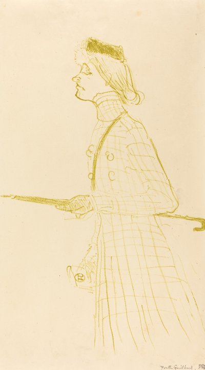 Yvette Guilbert door Henri de Toulouse Lautrec